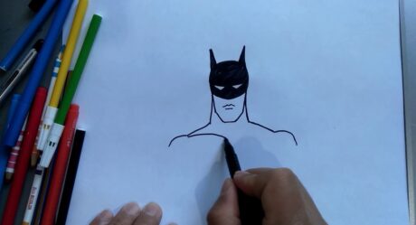How to draw a Batman / Batman nasıl çizilir / En kolay batman Çizimi / kolay çizimler