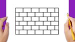 How to draw a brick wall