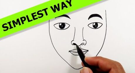Cómo dibujar una cara para principiantes paso a paso | dibujos simples