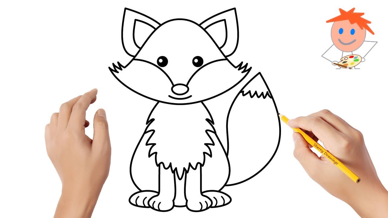 How to draw a fox | Easy drawings