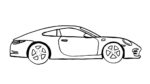 How to draw a porsche 911 step by step - How to draw a car easy step by step [ ÇİZİM MEKTEBİ ]
