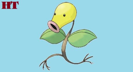 Cómo dibujar bellsprout de Pokémon