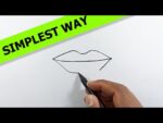 How to draw lips easy | Simple Drawing Ideas