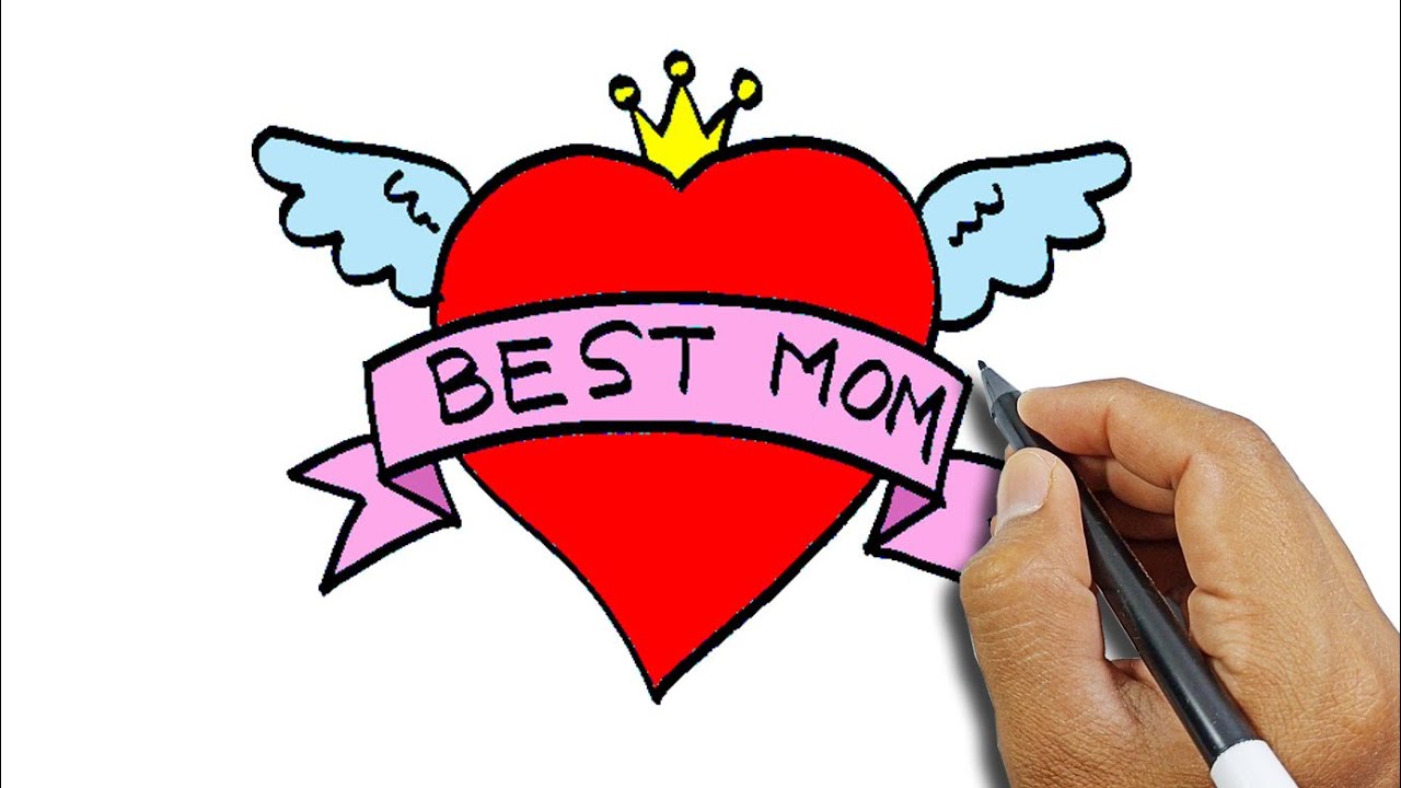 How to draw stuff for mother's day simple drawing version | Simple Drawing Ideas