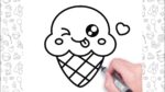 Ice Cream Drawing Easy For Kids