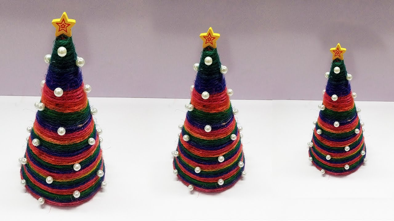 Jute Christmas Tree | Paper Christmas Tree | Christmas Decor Ideas | Easy Christmas Tree Ideas 2023