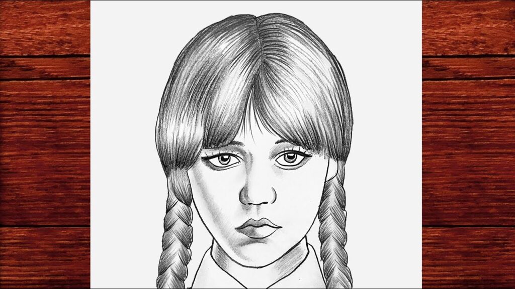 How To Draw Wednesday Addams Wednesday Addams Drawing - vrogue.co