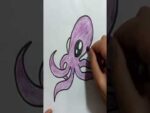 Octopus Drawing Easy #shorts