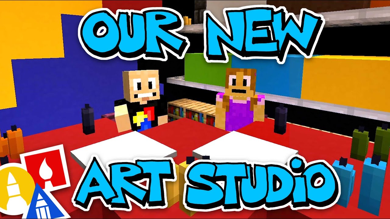 Our New Art Studio Is A Little Blocky