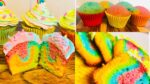 Rainbow Cupcakes | How to make Rainbow Cupcakes | unicorn Cupcakes
