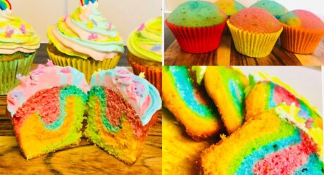 Rainbow Cupcakes | How to make Rainbow Cupcakes | unicorn Cupcakes