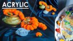 Realistic Acrylic Still Life : A Composition on Puja Samagri (Worship Materials)