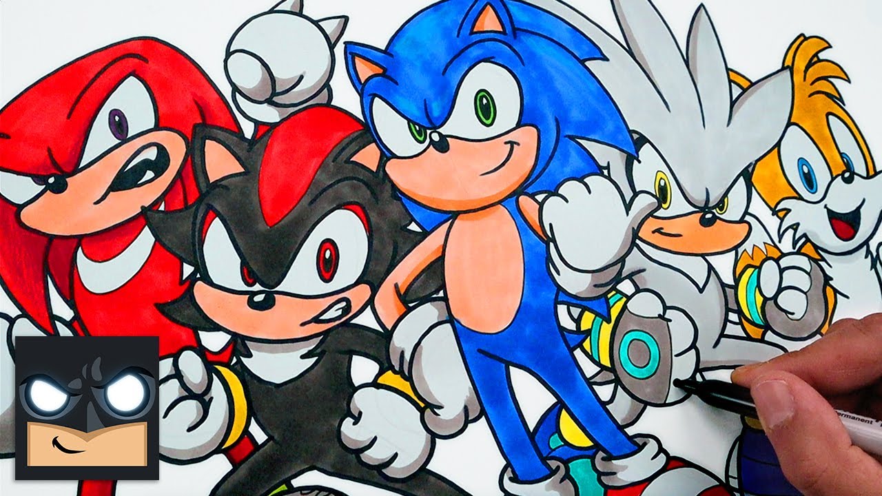 Sonic The Hedgehog | Full Color Poster Art Process