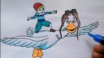 TRT çocuk Nils ve uçan kaz çizimi - 2 Çocuklar için çizim ve boyama videoları