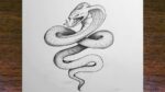 Yılan Çizimi / Kobra Nasıl Çizilir / Karakalem