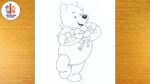 how to draw Winnie the Pooh step by step| poo drawing