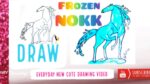 how to draw nokk (frozen 2) | Draw Disney art