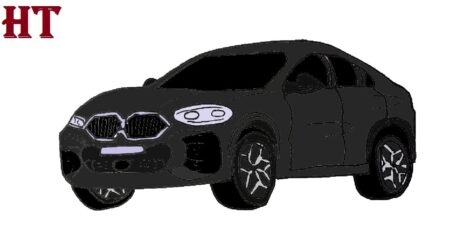 BMW X6 を段階的に描く方法 || 車の描画が簡単