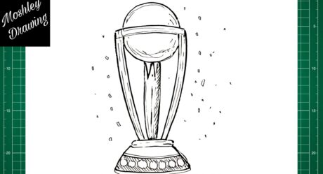 Comment dessiner le trophée de la Coupe du monde de cricket
