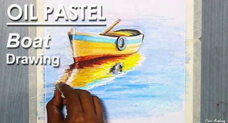 Comment dessiner un bateau réaliste dans la rivière au pastel à l’huile