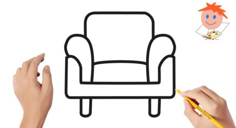 Comment dessiner un fauteuil | Dessins faciles