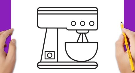 Comment dessiner un mélangeur de cuisine