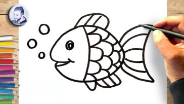 Comment dessiner un poisson mignon