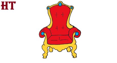 Cómo dibujar un trono fácil para principiantes