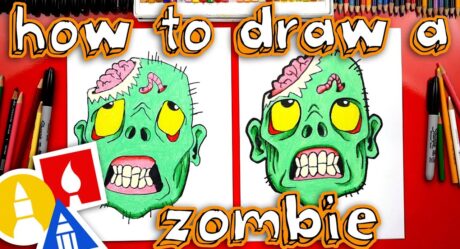 Cómo dibujar la cabeza de un zombi para Halloween