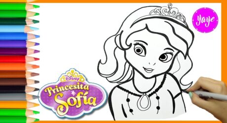Cómo dibujar La Princesita Sofía-How to draw Sophie princess-Yaye