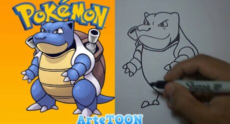 Cómo dibujar a BLASTOISE (Pokémon GO) | How to draw Blastoise (Pokemon GO)