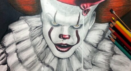 How to draw Pennywise, the clown from the Movie (IT)