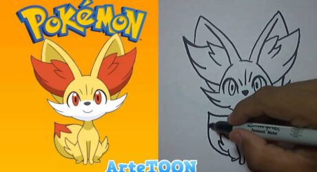 Como dibujar paso a paso a Fennekin (Pokemon) – How to Draw Fennekin (Pokemon)