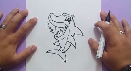 Como dibujar un tiburon paso a paso 11 | How to draw a shark 11