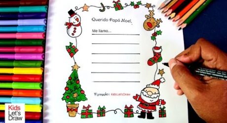 Cómo hacer una Carta a Papa Noel | How to Make a Letter to Santa Claus