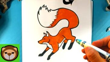 EASY How to Draw a FOX