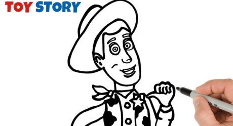 Cómo dibujar al sheriff Woody de Toy Story