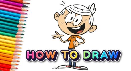 How to draw Lincoln from the Loud House step by step – The Loud House