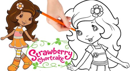 How to draw Orange Blossom – Strawberry Shortcake's Berry Bitty Adventures