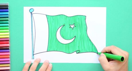 Cómo dibujar la bandera de Pakistán