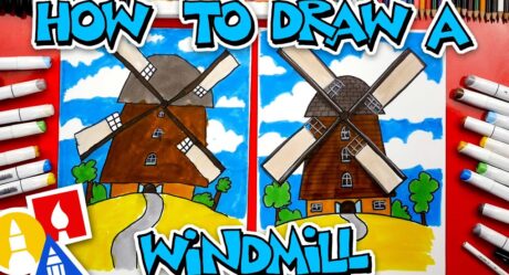 Comment dessiner un moulin à vent