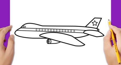 Cómo dibujar un avión