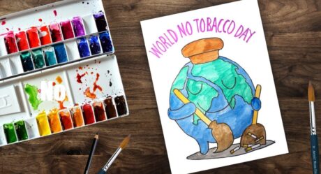 Comment dessiner| Journée mondiale sans tabac | dessin d’affiche | dessin pour les enfants