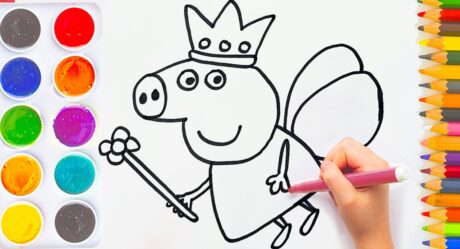 Comment dessiner Peppa Pig – dessiner et colorier peppa pig