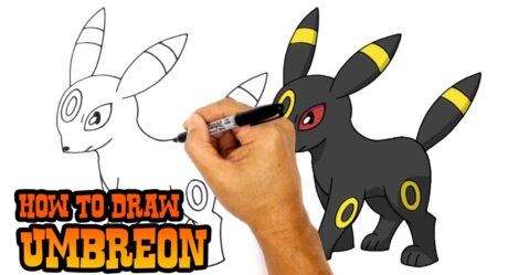 Cómo dibujar Pokémon | umbreon