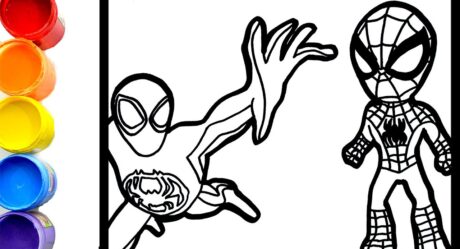DIBUJOS del Spider-Man cross & Miles Morales y marvel’s spidey