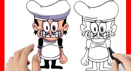 How to Draw Peppino from Pizza Tower