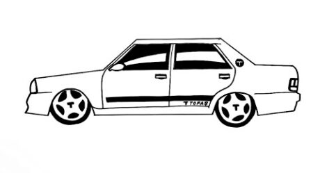 Modifiyeli Tofaş Şahin Çizimi – Araba Nasıl Çizilir – Çok Kolay Araba Çizimi [2023]