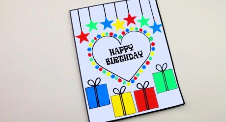 Birthday Card Ideas | Birthday Greeting Cards Latest Design Handmade | #whitepapercard