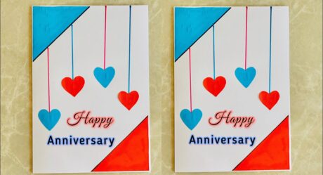 Beautiful Anniversary Card for parents | Easy DIY Happy Anniversary card | Anniversary Gift idea